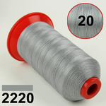 Нитка N20 2220 світло-сіра, довжина 1500 метрів OZEN IPLIK P-Plus Мініатюра 1