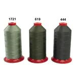 Нитка N40 444 темна хакі, довжина 3000 метрів OZEN IPLIK P-Plus Мініатюра 4