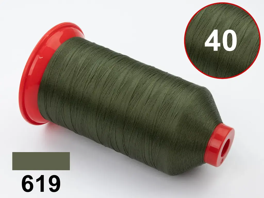 Нитка N40 619 хакі, довжина 3000 метрів OZEN IPLIK P-Plus