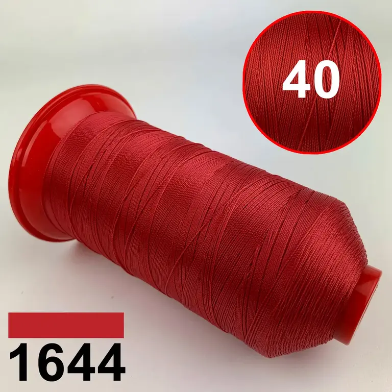 Нитка N40 1644 червона, довжина 3000 метрів OZEN IPLIK P-Plus