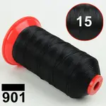 Нитка N15 901 чорна, довжина 1000 метрів OZEN IPLIK P-Plus Мініатюра 1