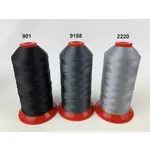 Нитка N15 901 чорна, довжина 1000 метрів OZEN IPLIK P-Plus Мініатюра 2