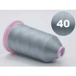 Нитка TURTLE 100% поліестер, товщина № 40, 35835 сіра, довжина 3000м, Туреччина