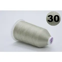 Нитка TURTLE 100% поліестер, товщина № 30, 37403 сіро-бежева, довжина 2500м, Туреччина