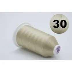 Нитка TURTLE 100% поліестер, товщина № 30, 35780 кремова, довжина 2500м, Туреччина