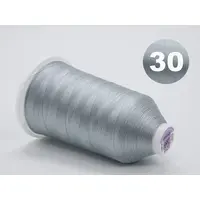 Нитка TURTLE 100% поліестер, товщина № 30, 35835 сіра, довжина 2500м, Туреччина