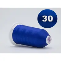 Нитка TURTLE 100% поліестер, товщина № 30, 35971 синя, довжина 2500м, Туреччина