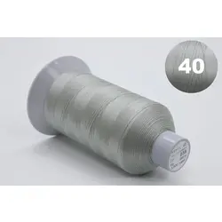 Нитка KEYFIL 100% поліестер, товщина № 40, 858 світло-сіра, довжина 3000м, Італія