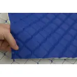 Стьобаний шкірозамінник Maldive mdst-500/5 "Ромб синій" з синьою ниткою Мініатюра 5