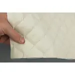 Стьобаний шкірзам Maldive "Молочний ромб" з молочною ниткою Мініатюра 2