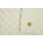 Стьобаний шкірзам Maldive "Молочний ромб" з молочною ниткою Мініатюра 3