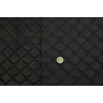 Стьобаний шкірзам Maldive чорний «Ромб» (чорна нитка) Мініатюра 2