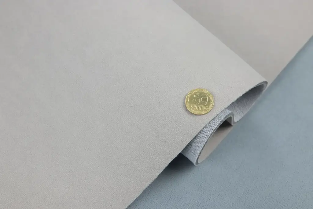 Автовелюр стельовий Micro S38 сірий - 1,7 м ширина
