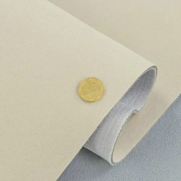 Автовелюр стельовий Micro S21 світло-бежевий - 1,7 м ширина