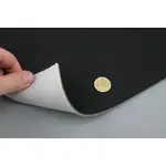 Автомобільна тканина Lacost Black D47, чорна на поролоні 3 мм, ширина 170 см Мініатюра 4