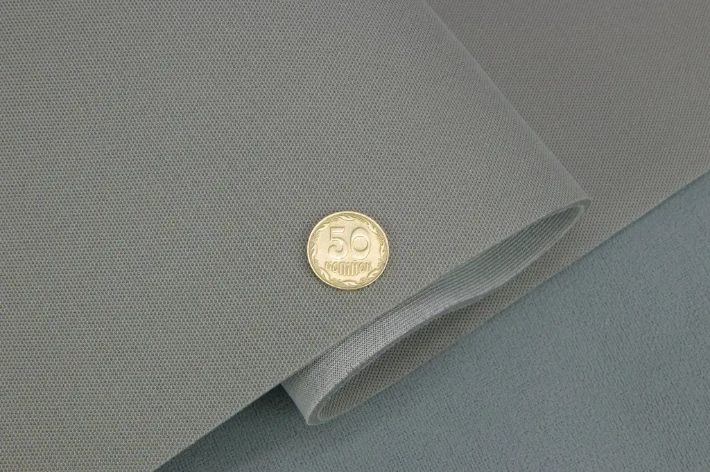 Cтельова автотканина D49 сіра теплий тон - 1,7 м ширина