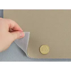 Автотканина стельова Lacost D42-16107, колір темно-бежевий на поролоні, товщина 3мм, ширина 170см, Туреччина