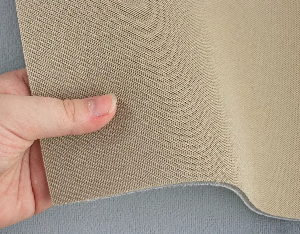 Cтельова автотканина Lacost D42-16107 темно-бежева - 1,7 м ширина