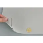 Cтельова автотканина Zeus 153 світло-сіра - 1,7 м ширина Мініатюра 1