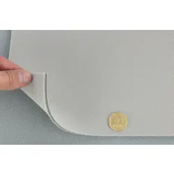 Автотканина стельова сітчаста Zeus 153, колір світло-сірий, на поролоні 3мм з сіткою, ширина 1.7 м, Туреччина