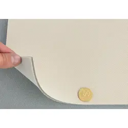 Автотканина стельова сітчаста Zeus 151, колір бежевий, на поролоні 3мм з сіткою, ширина 1.7 м, Туреччина