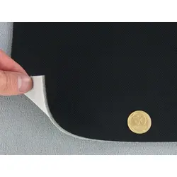 Автотканина стельова сітчаста Zeus 158, колір чорний, на поролоні 3мм з сіткою, ширина 1.7 м, Туреччина