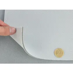 Автотканина стельова сітчаста Zeus 152, колір срібний, на поролоні 3мм з сіткою, ширина 1.7 м, Туреччина