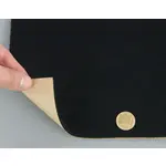 Карпет велюровий Lux чорний для авто самоклейка, лист 150х100см Мініатюра 1