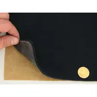 Карпет-самоклейка Lux велюровий антрацит, для авто, товщина 2.5мм, щільність 240г/м2, лист 146х100см