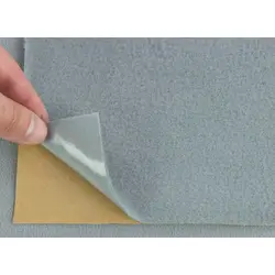 Карпет велюровий Lite для авто сірий, самоклейка, товщина 1мм, щільність 200г/м2, лист 53х100см