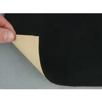 Карпет-самоклейка Standart велюровий чорний, для авто, товщина 2мм, щільність 220г/м2, лист 60х100см