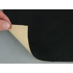 Карпет-самоклейка Standart велюровий чорний, для авто, товщина 2мм, щільність 220г/м2, лист 50х100см