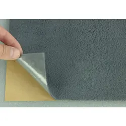 Карпет-самоклейка Standart велюровий темно-сірий, для авто, товщина 2мм, щільність 220г/м2, лист 56х100см