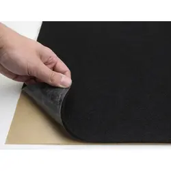 Карпет автомобільний чорний, самоклейка, товщина 3,0 мм, щільність 300г/м2, лист 140х100см