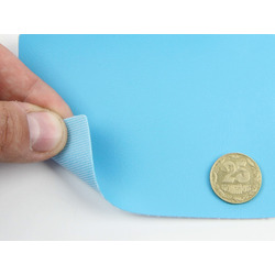 Шкірозамінник Skaden 353 (небесний 5040) для медичних меблів, ширина 1.45 м