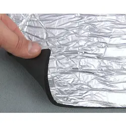 Спінений каучук фольгований Flex-KF-9 товщина 9мм, ширина 100см