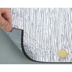 Спінений каучук фольгований самоклейкий Flex-KFS-50, армований, товщина 50мм, ширина 100см