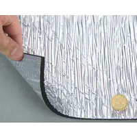 Спінений каучук фольгований самоклейкий Flex-KFS-25, армований, товщина 25мм, ширина 100см