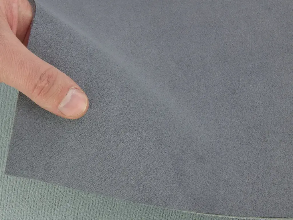 Алькантара Lycra Р10 графітова – купити на відріз з рулона