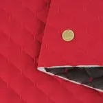 Стьобана автотканина Динаміка «Червоний Ромб з червоною ниткою» на синтепоні 7мм – преміальний оббивний матеріал Мініатюра 1