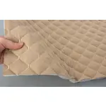 Стьобана автотканина Динаміка «Бежевий Ромб з світло-бежевою ниткою» – преміальний оббивний матеріал Мініатюра 3