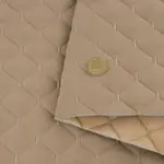 Стьобана автотканина Динаміка «Бежевий Ромб з бежевою ниткою» – преміальний оббивний матеріал Мініатюра 5