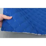 Стьобана автотканина Динаміка «Синій Ромб з ниткою морська хвиля» на синтепоні 7мм – преміальний оббивний матеріал Мініатюра 3