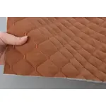 Стьобана автотканина Динаміка «Мідний Ромб з мідною ниткою» на синтепоні 7мм – преміальний оббивний матеріал Мініатюра 3