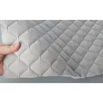 Стьобана автотканина Динаміка «Світло-сірий Ромб з сірою ниткою» на поролоні 7мм – преміальний оббивний матеріал Мініатюра 3