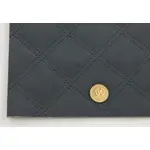 Автовелюр графітовий термо-стьобаний подвійний ромб, на поролоні 2мм, синтепоні і сітці – преміальний оббивний матеріал Мініатюра 2