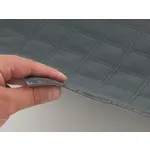 Автовелюр графітовий термо-стьобаний подвійний ромб, на поролоні 2мм, синтепоні і сітці – преміальний оббивний матеріал Мініатюра 3