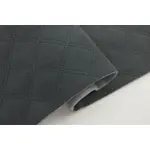 Автовелюр графітовий термо-стьобаний подвійний ромб, на поролоні 2мм, синтепоні і сітці – преміальний оббивний матеріал Мініатюра 4