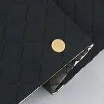 Стьобаний велюр Венус «Чорний Ромб прошитий чорною ниткою» на поролоні 6мм – преміальний оббивний матеріал Мініатюра 1