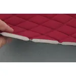 Стьобаний велюр Венус «Бордовий Ромб прошитий бордовою ниткою» на поролоні 6мм – преміальний оббивний матеріал Мініатюра 4